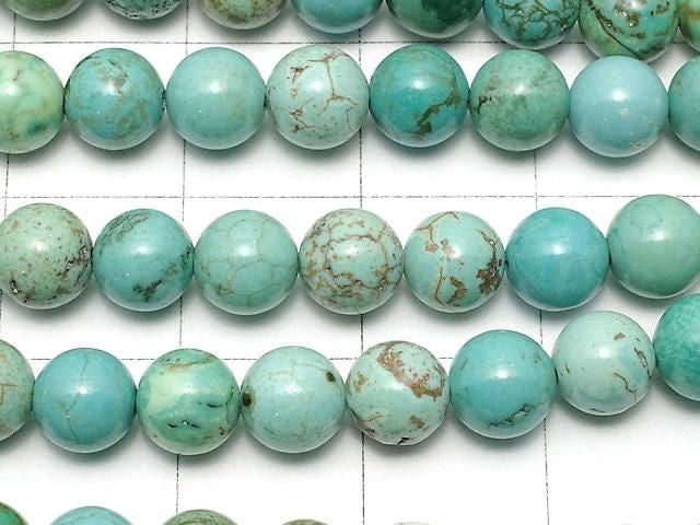 Magnesite Turquoise Round 6mm 1strand beads (aprx.14inch/35cm)