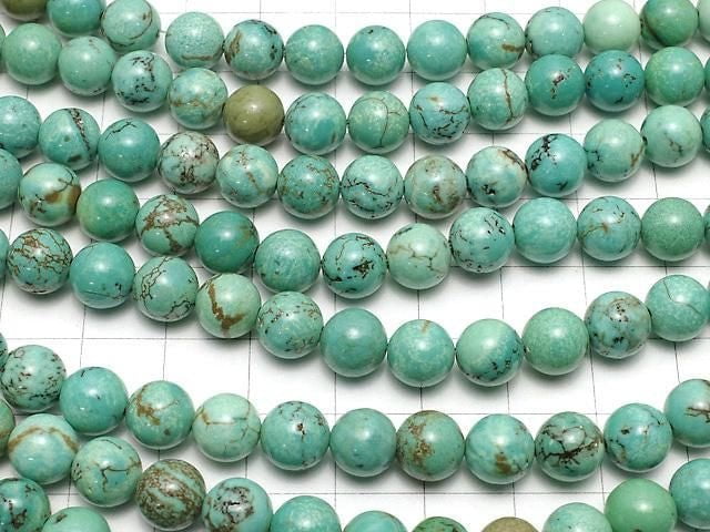 Magnesite Turquoise Round 8mm 1strand beads (aprx.15inch/36cm)