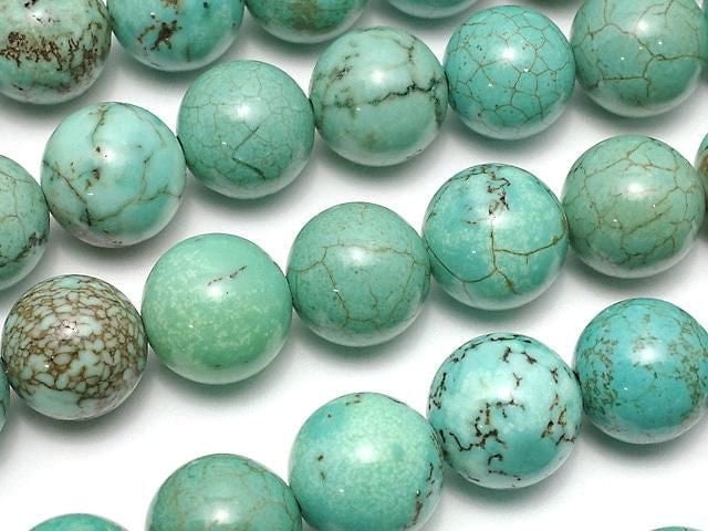 Magnesite Turquoise Round 10mm 1strand beads (aprx.15inch/36cm)