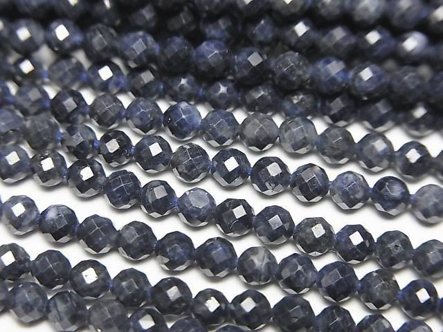 Hohe Qualität! Saphir AA++ Facettiert Runde 3mm halb oder 1Strang Perlen (ca. 12 Zoll/30 cm)