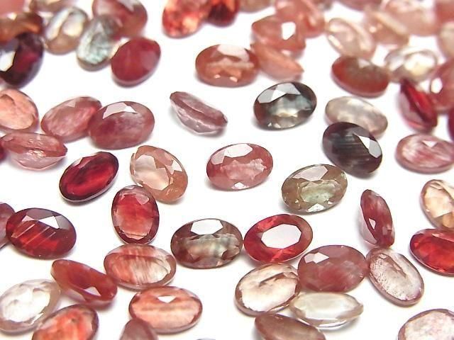 Hohe Qualität Andesin AAA Lose Stein Oval Facettiert 6x4mm 5Stk