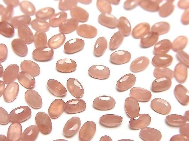 Peruanischer Rhodokrosit AAA Lose Stein Oval Facettiert 5x3mm 5Stk