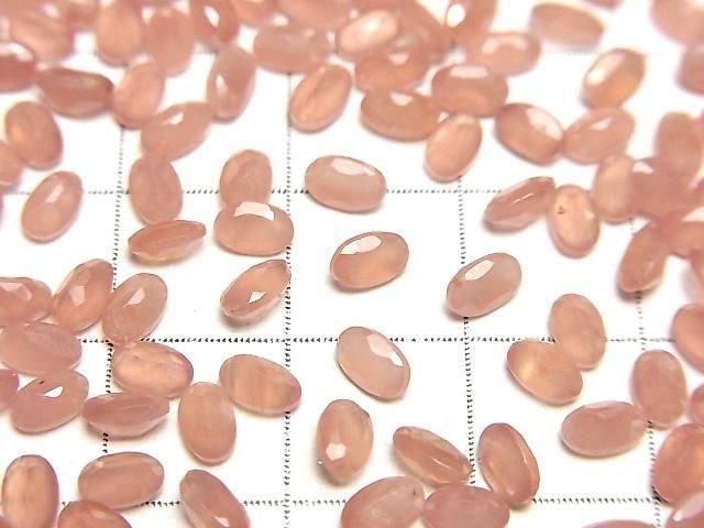 Peruanischer Rhodokrosit AAA Lose Stein Oval Facettiert 5x3mm 5Stk