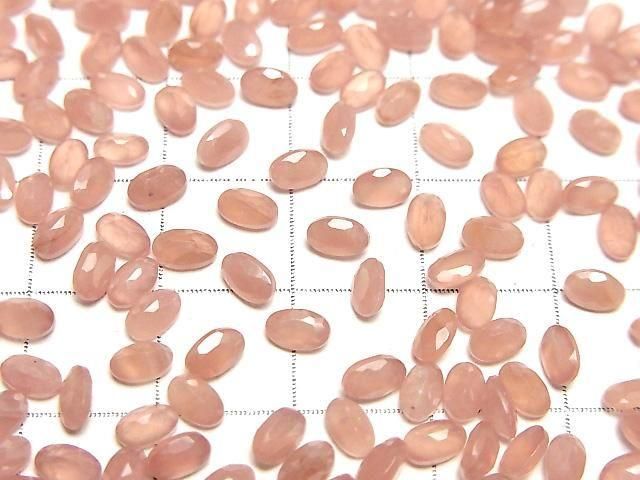 Peruanischer Rhodokrosit AAA Lose Stein Oval Facettiert 5x3mm 5Stk