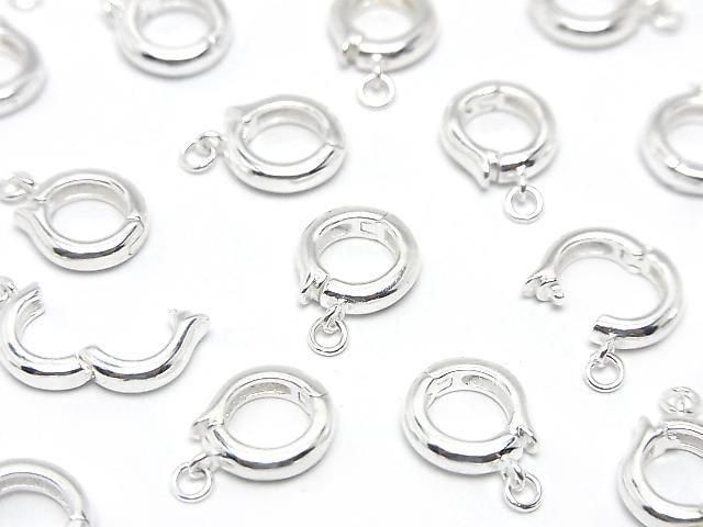 Silver 925 Jump Ring with Bail (Clicker) - No Coating - 1pc