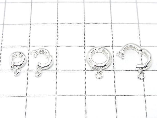 Silver 925 Jump Ring with Bail (Clicker) - No Coating - 1pc