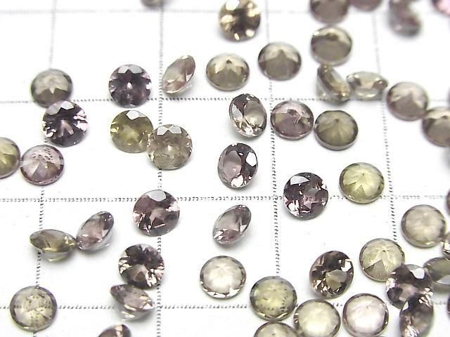 Hochwertiger Farbwechselgranat AAA lose Steine Runde facettiert 4x4mm 3 Stück