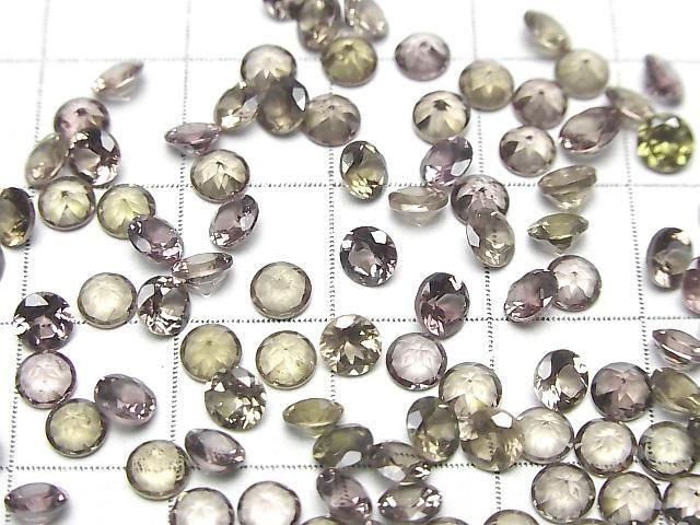 Hochwertiger Farbwechselgranat AAA lose Steine Runde facettiert 4x4mm 3 Stück
