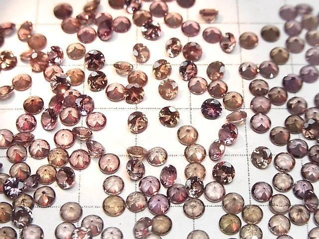 Hochwertiger Farbwechselgranat AAA lose Steine Runde facettiert 4x4mm 3 Stück