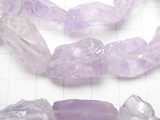 Lavendelamethyst AA++ Grobe Gesteinsnugget Armband