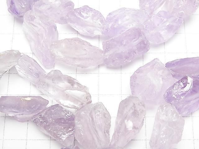 Lavendelamethyst AA++ Grobe Gesteinsnugget Armband