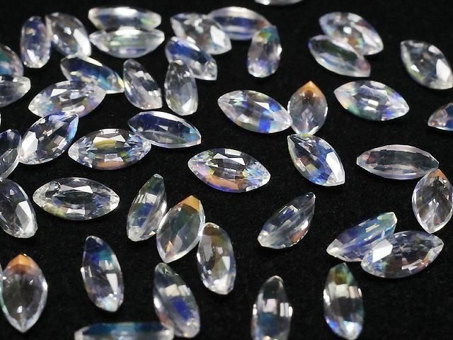 Hochwertiger Andesin Labradorit AAAA Lose Stein Marquise Facettiert 6x3mm 1 Stück