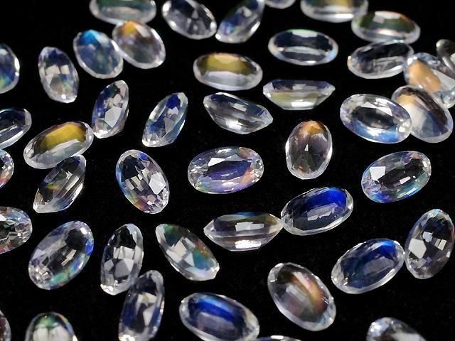 Hochwertiger Andesin Labradorit AAAA Lose Stein Oval Facettiert 5x3mm 1 Stück