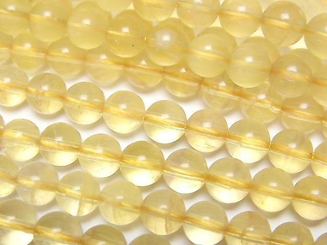 Goldener Fluorit AA++ Rund 6mm 1Strang Perlen (ca. 15 Zoll/38 cm)