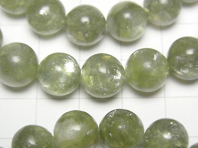 綠色鱗雲母圓珠 10毫米 1串 (手鍊)