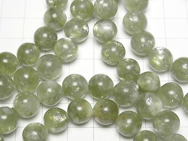 綠色鱗雲母圓珠 10毫米 1串 (手鍊)