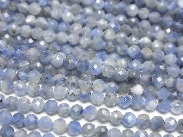 Hochwertig! Kyanit AA+ Facettiert Rund 3mm 1strang Perlen (ca. 15 Zoll/36 cm)