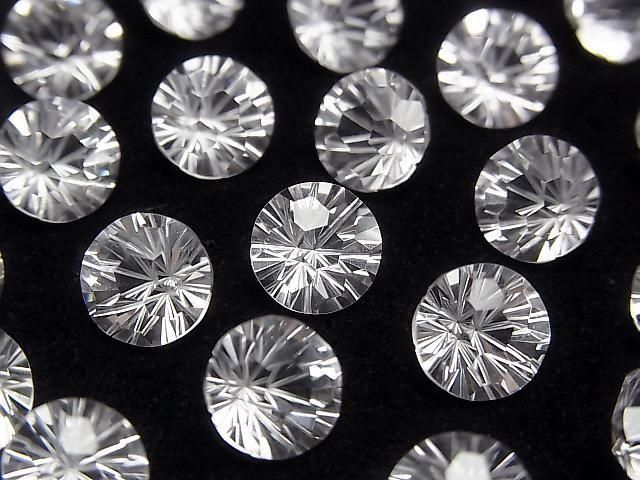 Hochwertiger Kristall AAA Lose Stein Rund Facettiert Fancy 8x8mm 2 Stück