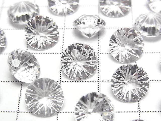 Hochwertiger Kristall AAA Lose Stein Rund Facettiert Fancy 10x10mm 2 Stück