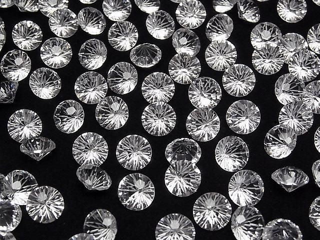 Hochwertiger Kristall AAA Lose Stein Rund Facettiert Fancy 10x10mm 2 Stück