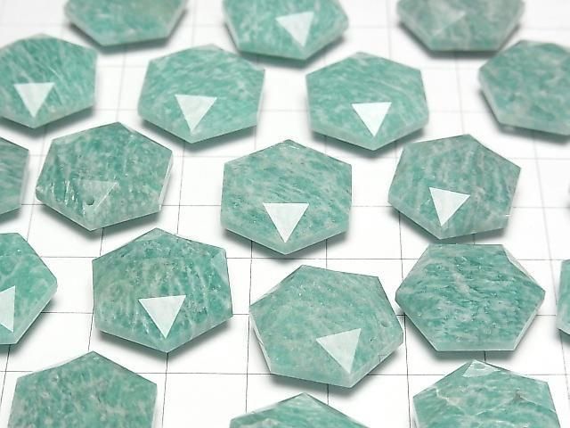 Amazonit AA++ Hexagramm 20x18mm 1Stück