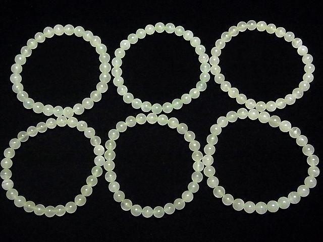 Grüner Calcit AAA Rund 6mm-7mm Armband