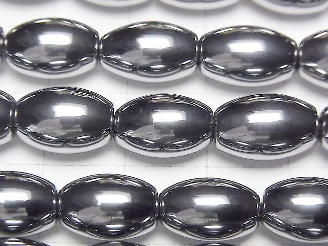 Terahertz-Reis 12x8x8mm halb oder 1 Strang Perlen (ca. 15 Zoll/36 cm)