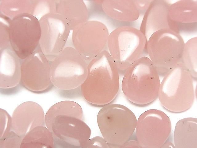Guava Quarz AAA- Tropfenform (glatt) halbe oder 1Strang Perlen (ca. 7Zoll/18cm)