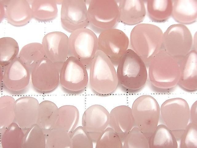 Guava Quarz AAA- Tropfenform (glatt) halbe oder 1Strang Perlen (ca. 7Zoll/18cm)