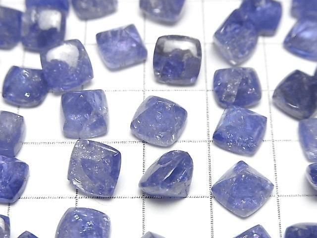 High Quality Tanzanite AA++ Sugarloaf Cut 8x8mm 2pcs