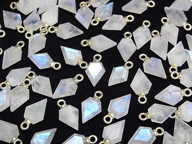 Regenbogen-Mondstein Pfeilspitze 9x7mm Charms (2Stk)