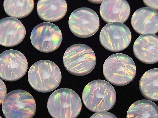 Kyoto Opal x Kristall AAA Runde Cabochon 10x10mm 1 Stück