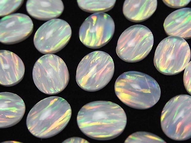 Kyoto Opal x Kristall AAA Oval Cabochon 10x8mm 1 Stück