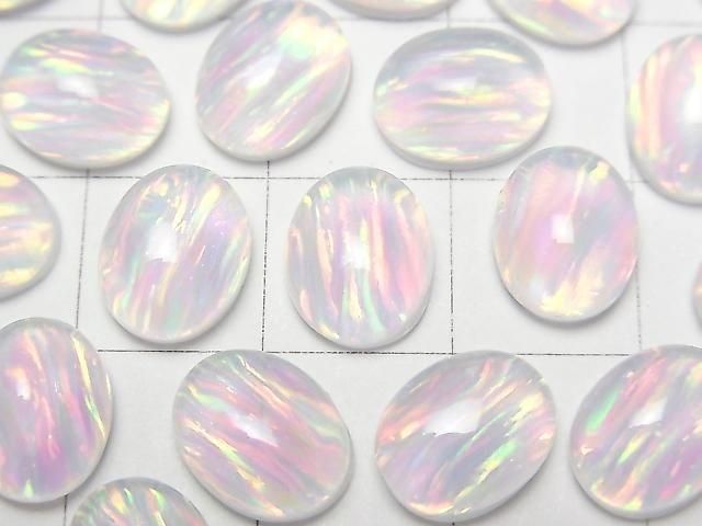 Kyoto Opal x Kristall AAA Oval Cabochon 10x8mm 1 Stück