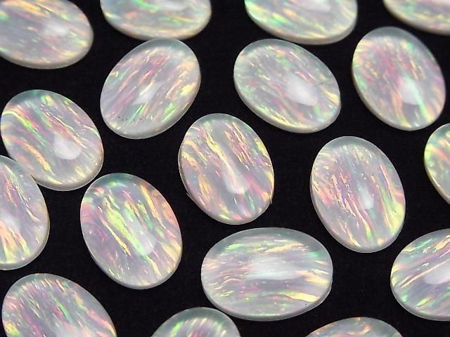 Kyoto Opal x Kristall AAA Oval Cabochon 14x10mm 1 Stück