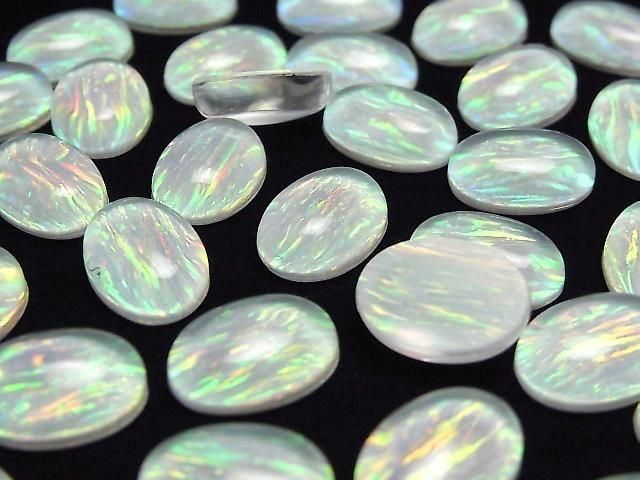 Kyoto Opal x Kristall AAA Oval Cabochon 14x10mm 1 Stück