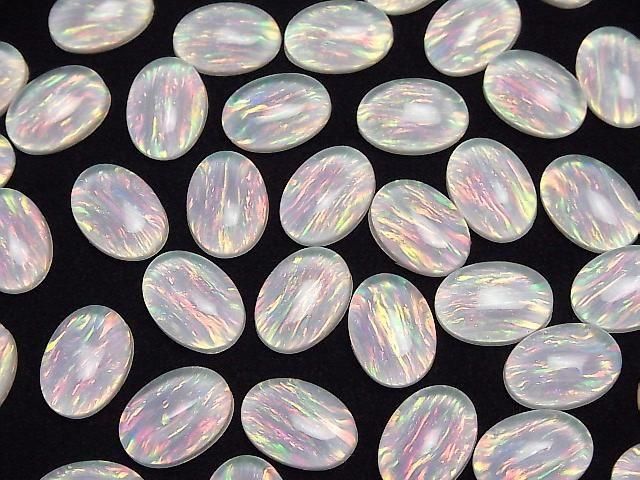 Kyoto Opal x Kristall AAA Oval Cabochon 14x10mm 1 Stück