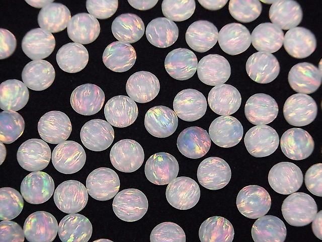 Kyoto Opal x Kristall AAA Runde Rose Cut 6x6mm 2 Stück