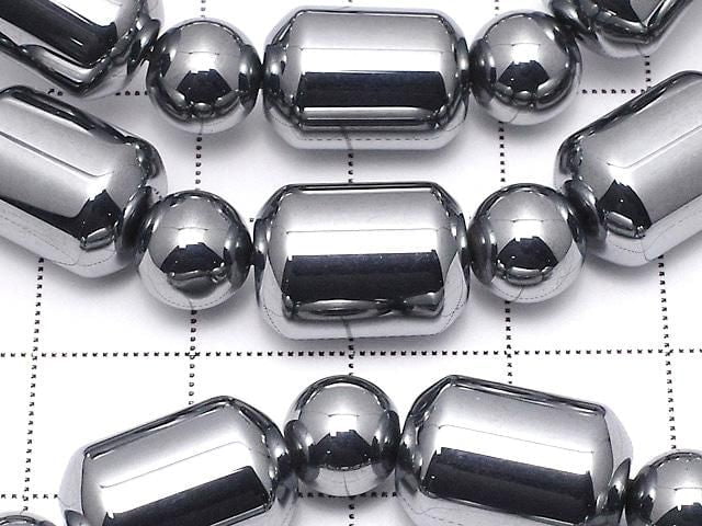 Terahertz Röhre 14x10x10mm & Rund 8mm Armband