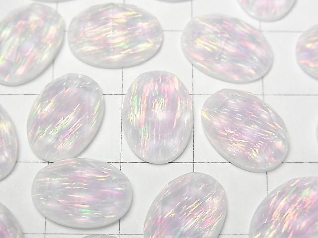Kyoto Opal x Kristall AAA Oval Rose Cut 14x10mm 1 Stück