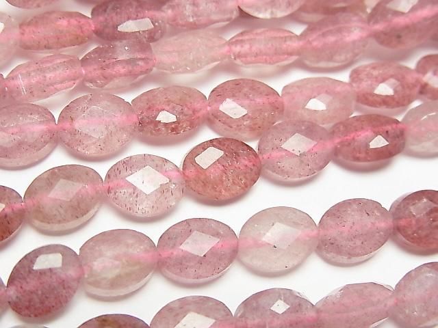 Hochwertig! Rosa Epidot AA Facettiert Oval 8x6mm 1Strang Perlen (ca. 15 Zoll/36 cm)