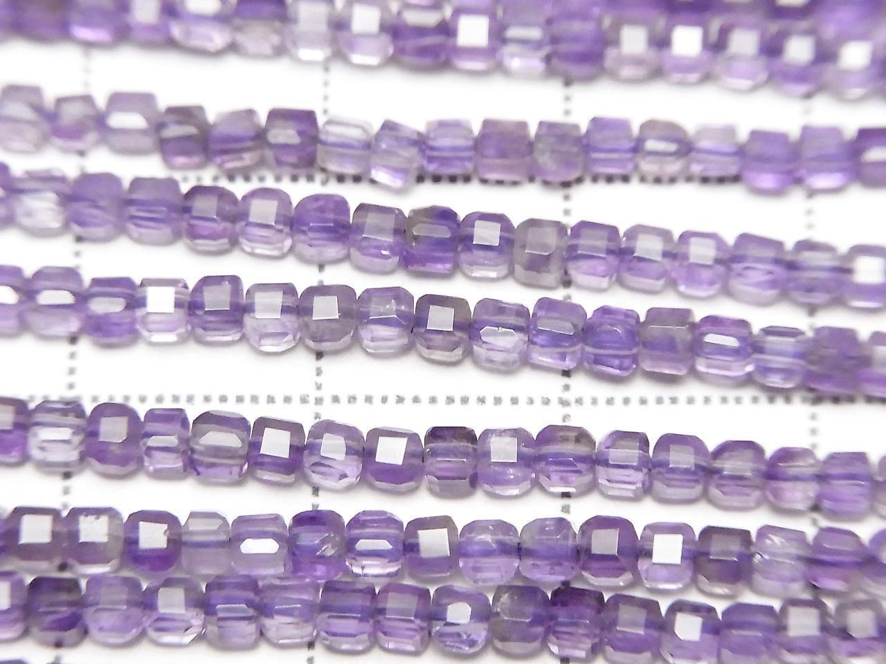 Amethyst AA+ Cube Shape 2x2x2mm 1strand beads (aprx.15inch/37cm)High Quality!