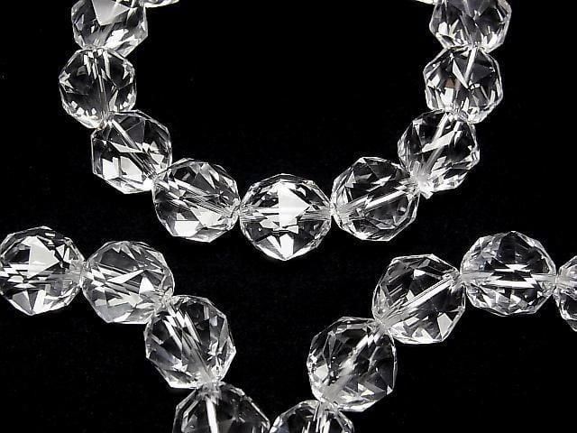 Hochwertiger! Kristall AAA Stern facettiert rund 14mm Armband
