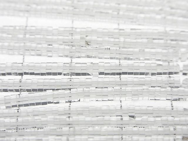 Crystal AAA Square Rondelle (Disc) 2x2x1mm 1-strand beads (approx. 15inch/36cm)
