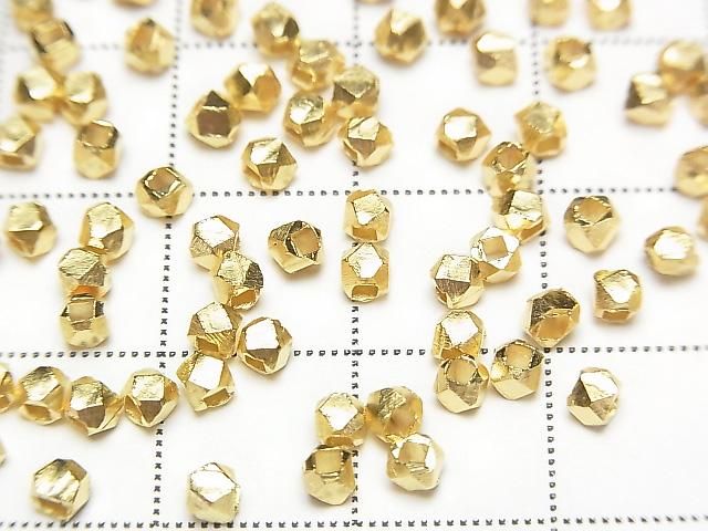 Karen Silver Cube Shape 2.5x2.5x2.5mm 18KGP 10pcs