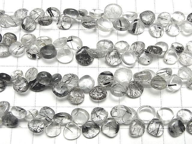 High Quality Tourmaline Quartz AA++ Chestnut (Smooth) 1strand beads (approx. 7 inches/17 cm)