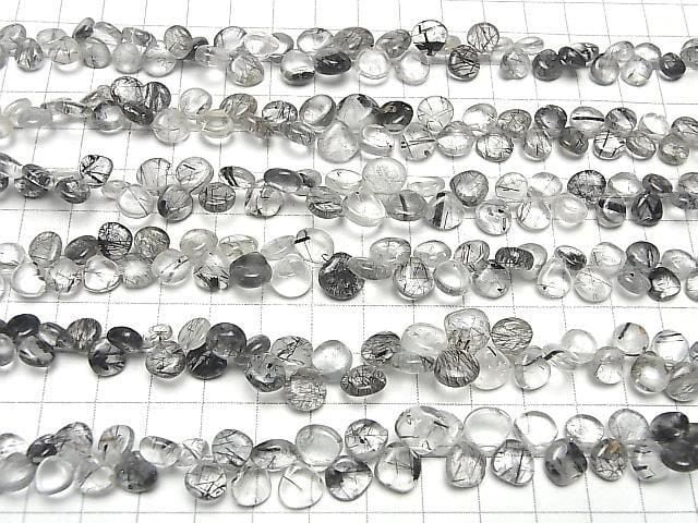 High Quality Tourmaline Quartz AA++ Chestnut (Smooth) 1strand beads (approx. 7 inches/17 cm)