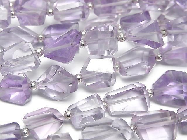 Hochwertiger rosa Amethyst AAA- Facettiert Nugget Halb- oder 1 Strang Perle (ca. 7 Zoll/17 cm)