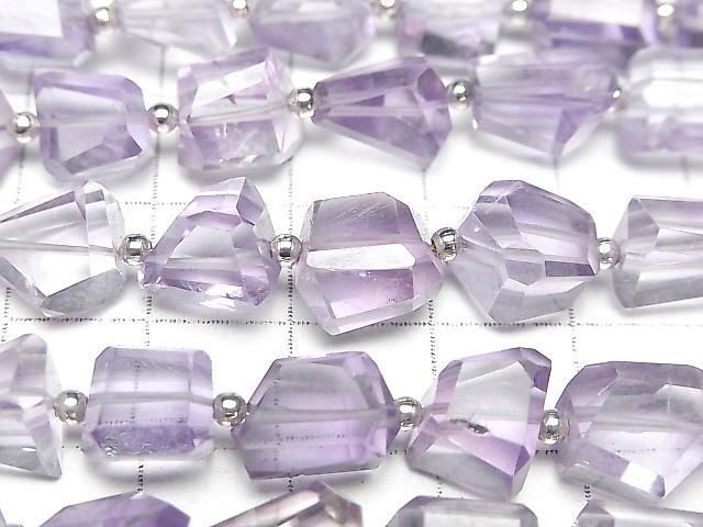 Hochwertiger rosa Amethyst AAA- Facettiert Nugget Halb- oder 1 Strang Perle (ca. 7 Zoll/17 cm)