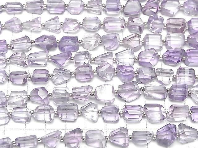 Hochwertiger rosa Amethyst AAA- Facettiert Nugget Halb- oder 1 Strang Perle (ca. 7 Zoll/17 cm)
